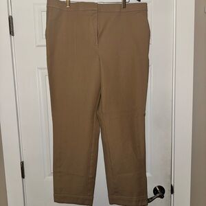 Ann Taylor Tan Cropped Pants